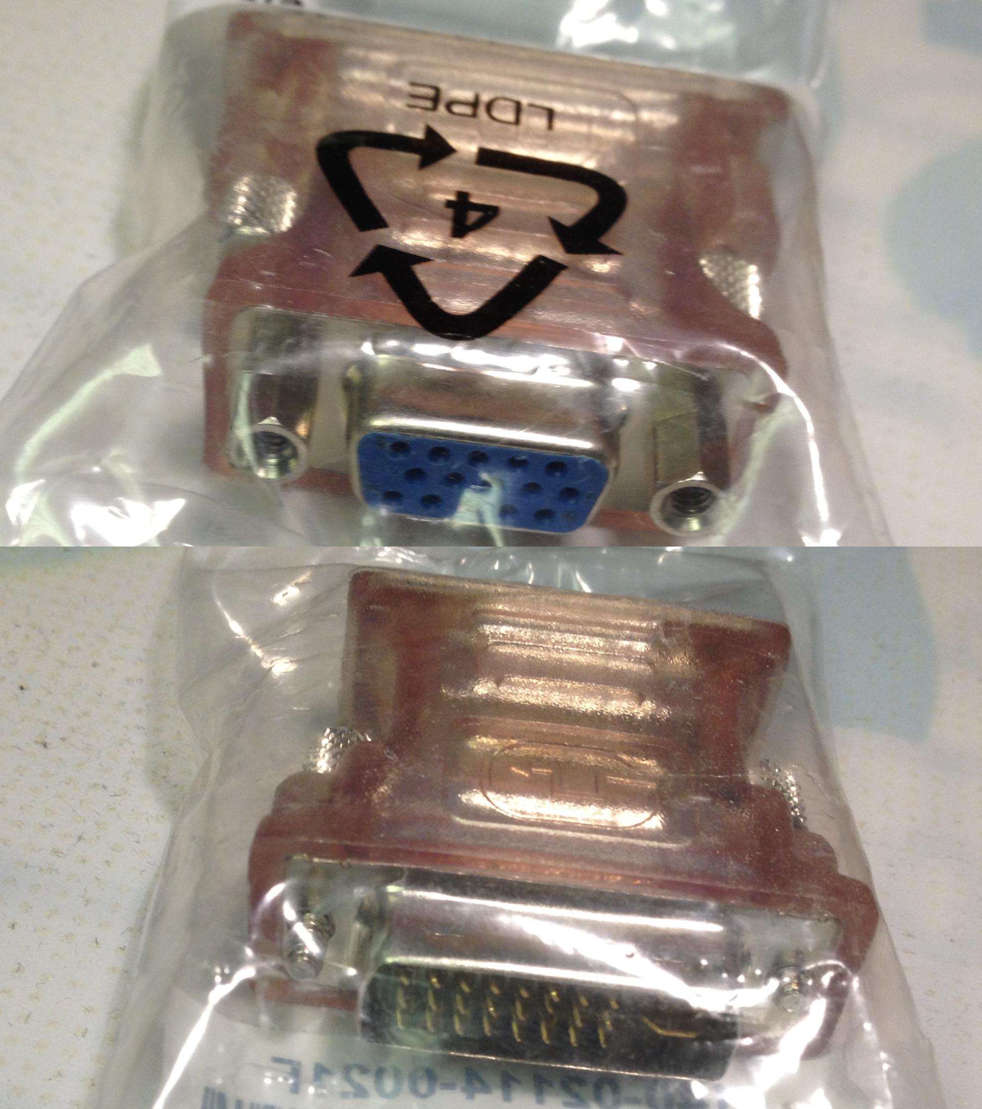 Adapter DVI hane till VGA hona